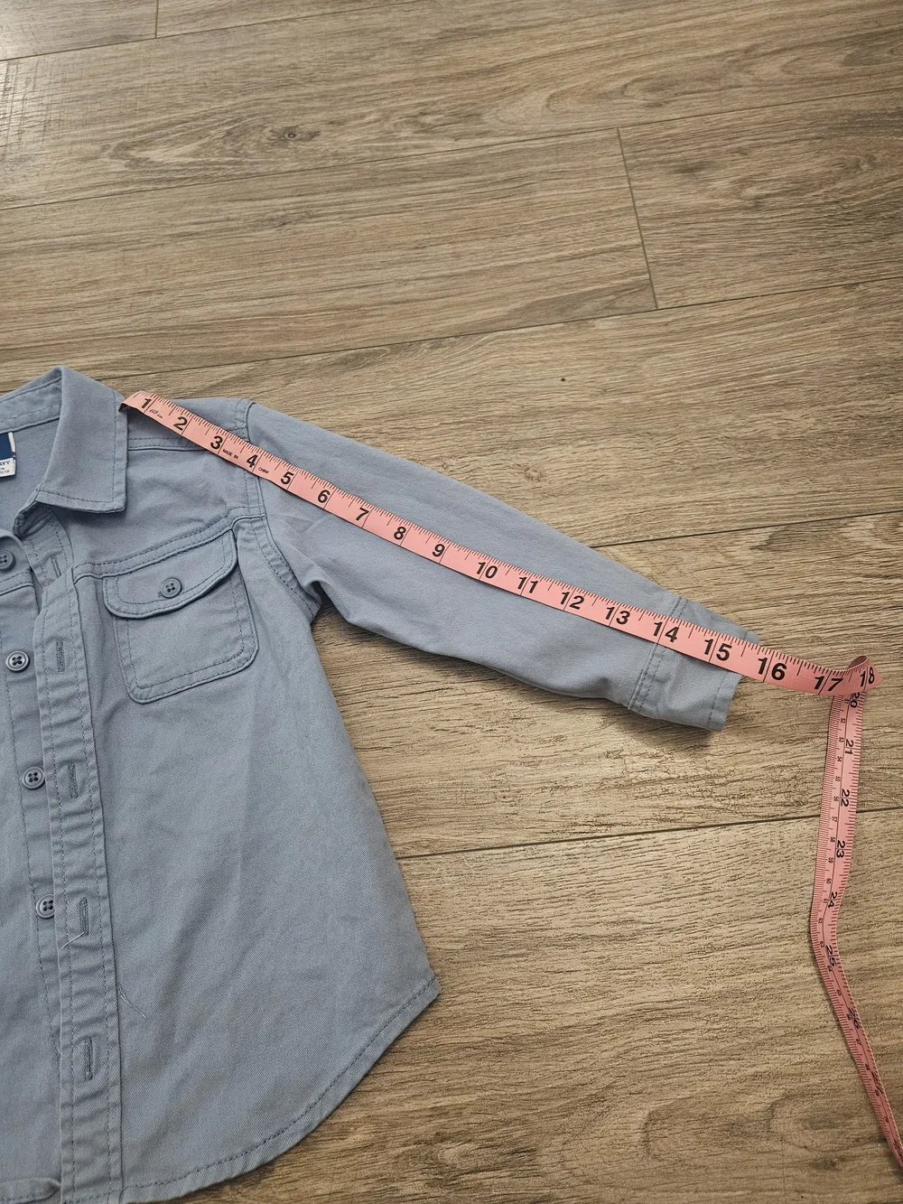 NWOT Old Navy Boys Light Blue Long-Sleeve Button-Down Shirt
